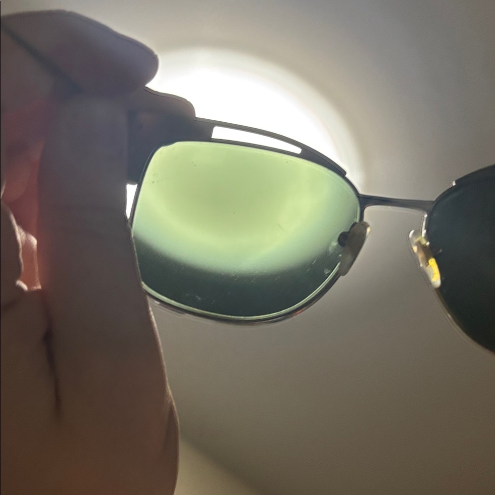 Tory Burch TY6049 Open Metal Frame Sunglasses with Tortoise Shell Accent - Picture 10 of 12